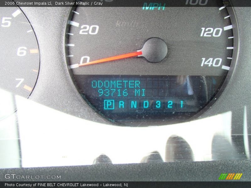 Dark Silver Metallic / Gray 2006 Chevrolet Impala LS
