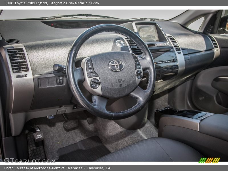 Magnetic Gray Metallic / Gray 2008 Toyota Prius Hybrid