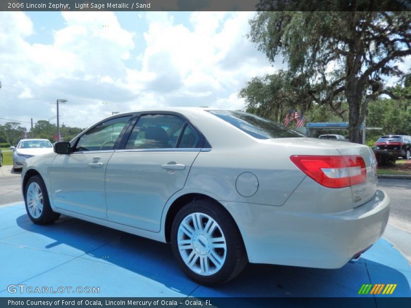 Light Sage Metallic / Sand 2006 Lincoln Zephyr