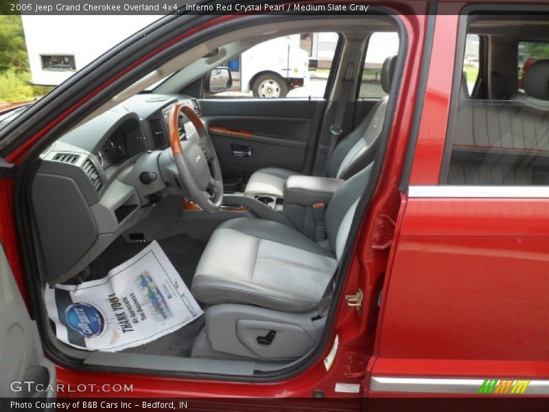 Inferno Red Crystal Pearl / Medium Slate Gray 2006 Jeep Grand Cherokee Overland 4x4
