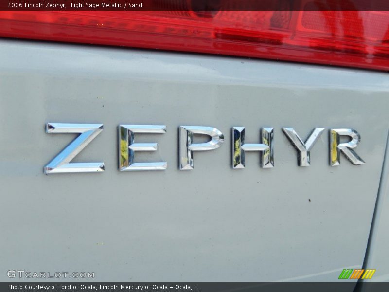 Light Sage Metallic / Sand 2006 Lincoln Zephyr