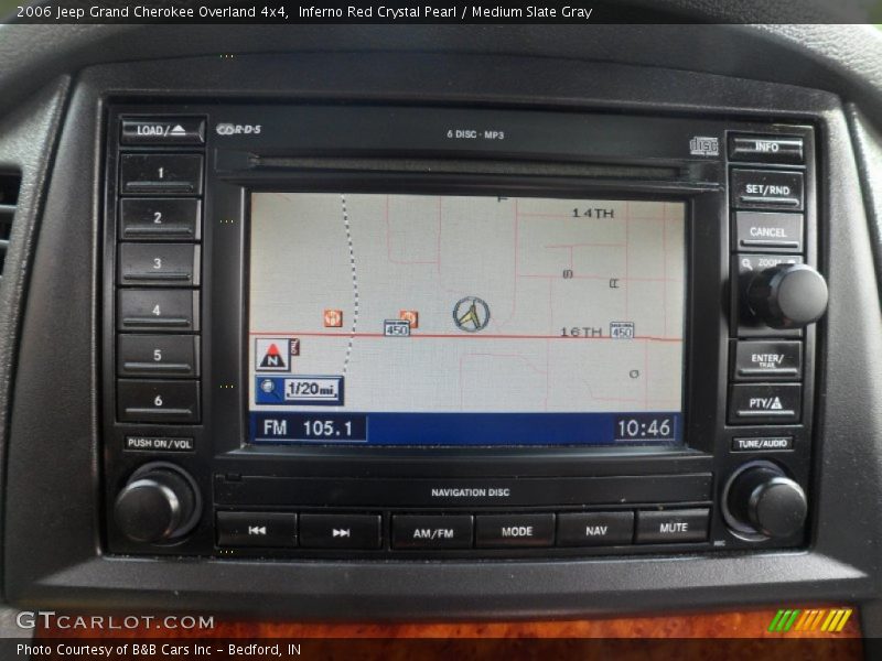 Inferno Red Crystal Pearl / Medium Slate Gray 2006 Jeep Grand Cherokee Overland 4x4