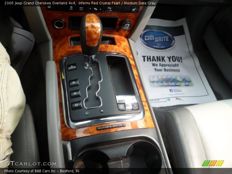 Inferno Red Crystal Pearl / Medium Slate Gray 2006 Jeep Grand Cherokee Overland 4x4