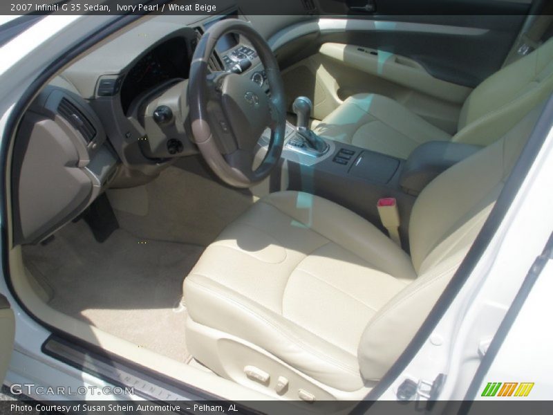 Ivory Pearl / Wheat Beige 2007 Infiniti G 35 Sedan