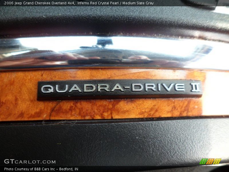 Inferno Red Crystal Pearl / Medium Slate Gray 2006 Jeep Grand Cherokee Overland 4x4
