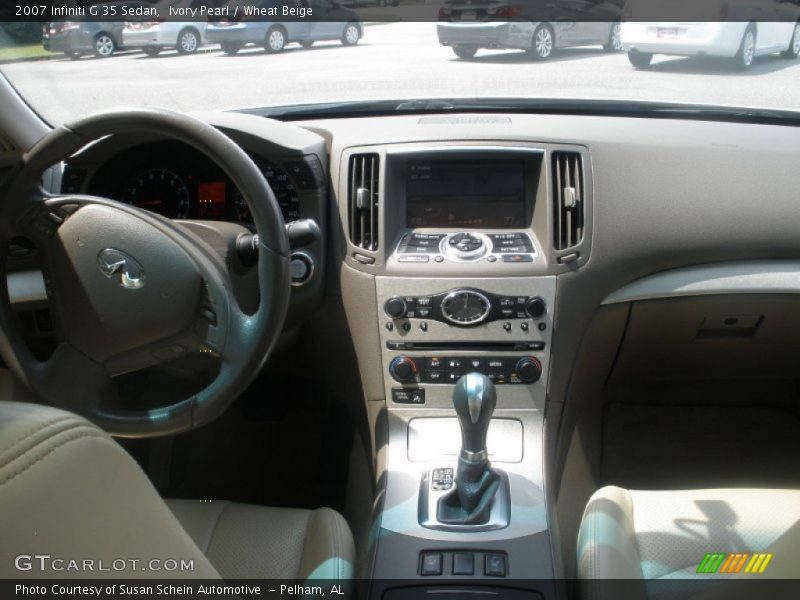 Ivory Pearl / Wheat Beige 2007 Infiniti G 35 Sedan