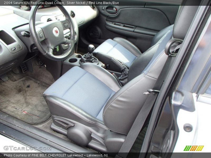 Red Line Black/Blue Interior - 2004 ION Red Line Quad Coupe 
