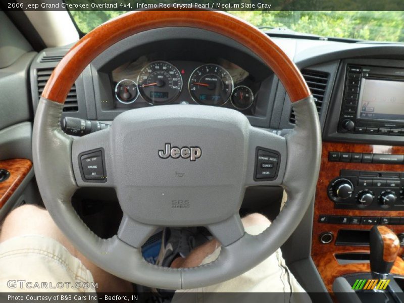 Inferno Red Crystal Pearl / Medium Slate Gray 2006 Jeep Grand Cherokee Overland 4x4