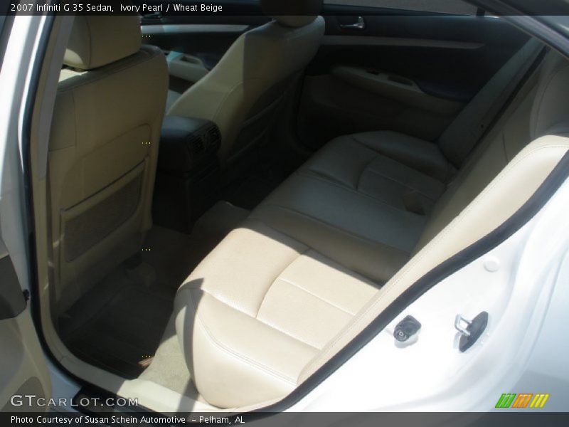 Ivory Pearl / Wheat Beige 2007 Infiniti G 35 Sedan