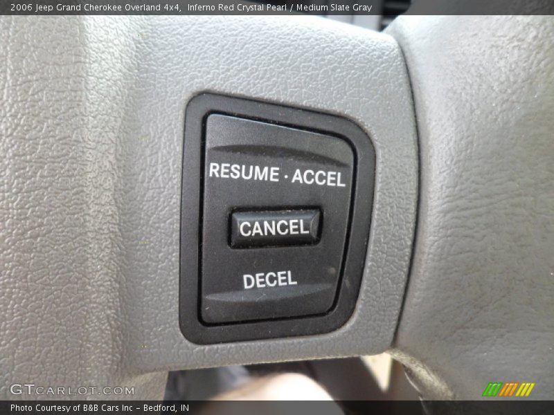 Inferno Red Crystal Pearl / Medium Slate Gray 2006 Jeep Grand Cherokee Overland 4x4