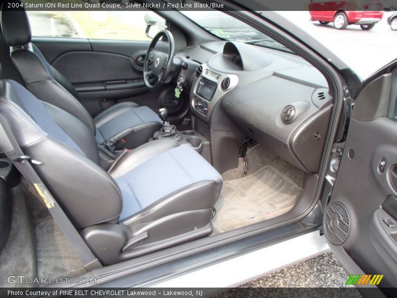  2004 ION Red Line Quad Coupe Red Line Black/Blue Interior