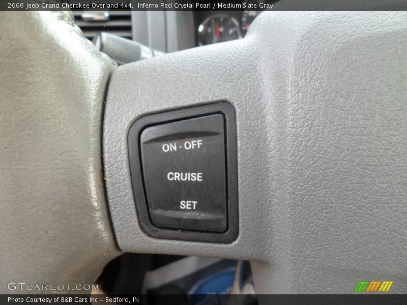 Inferno Red Crystal Pearl / Medium Slate Gray 2006 Jeep Grand Cherokee Overland 4x4