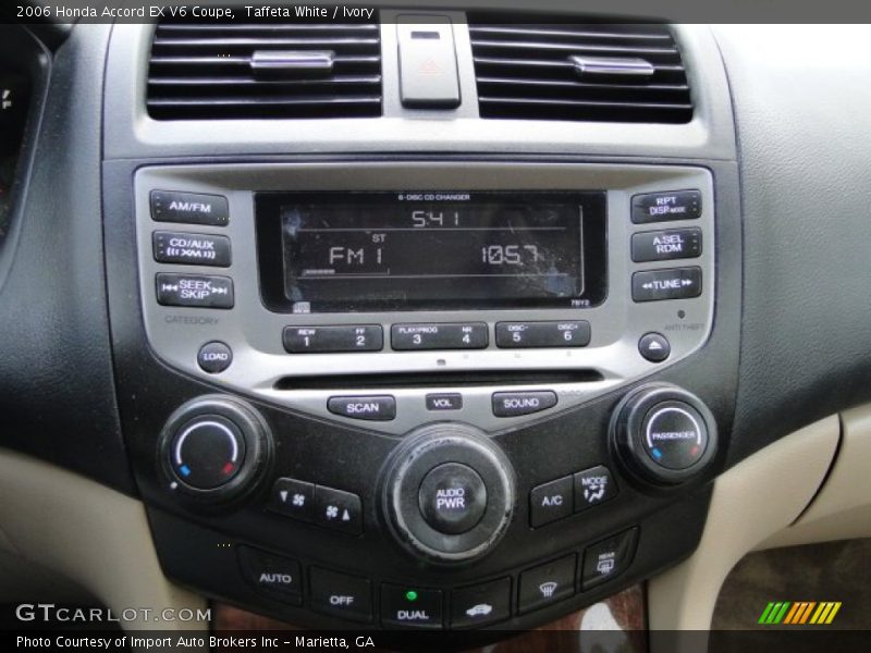 Taffeta White / Ivory 2006 Honda Accord EX V6 Coupe