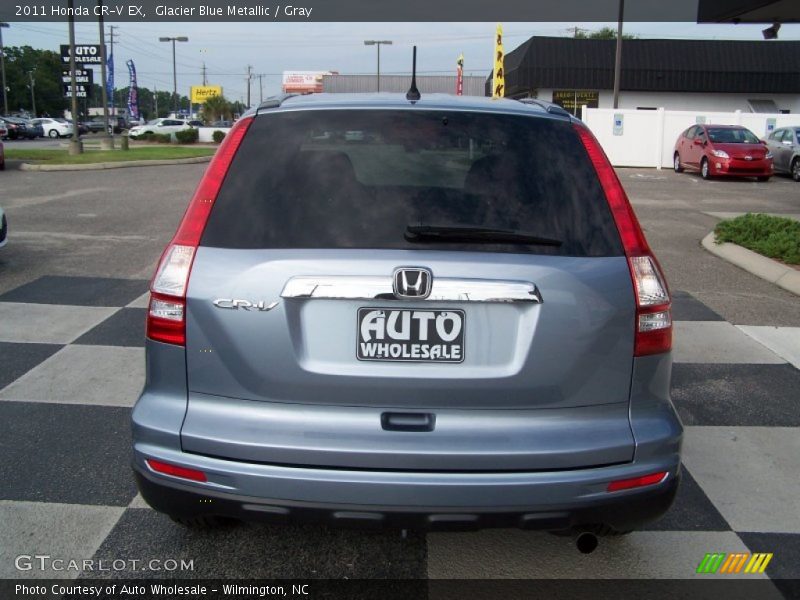 Glacier Blue Metallic / Gray 2011 Honda CR-V EX