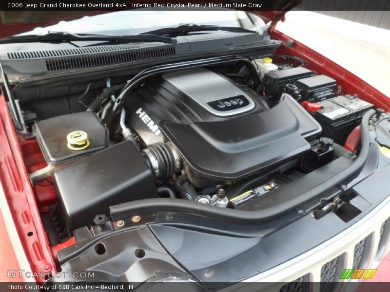 Inferno Red Crystal Pearl / Medium Slate Gray 2006 Jeep Grand Cherokee Overland 4x4