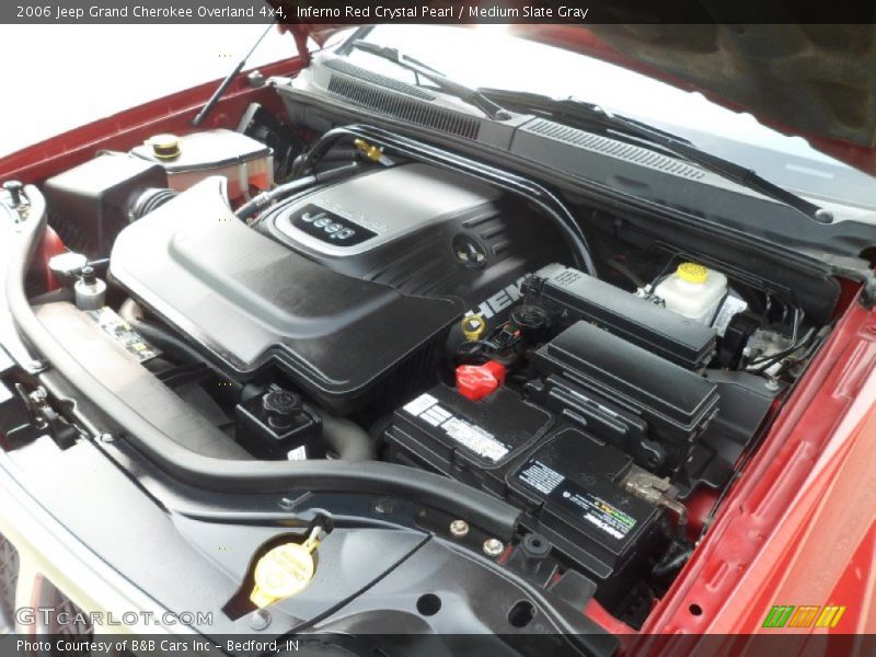 Inferno Red Crystal Pearl / Medium Slate Gray 2006 Jeep Grand Cherokee Overland 4x4
