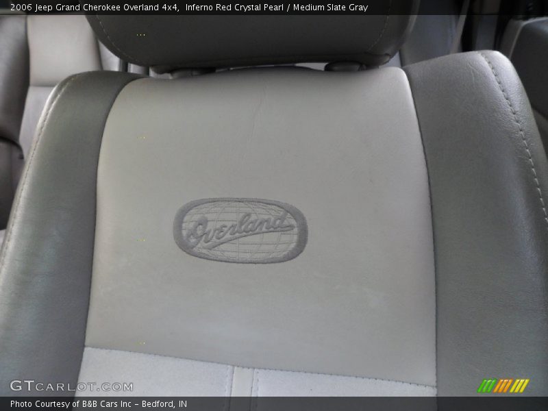Inferno Red Crystal Pearl / Medium Slate Gray 2006 Jeep Grand Cherokee Overland 4x4