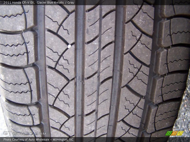 Glacier Blue Metallic / Gray 2011 Honda CR-V EX
