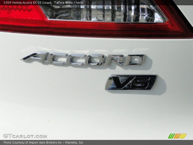 Taffeta White / Ivory 2006 Honda Accord EX V6 Coupe