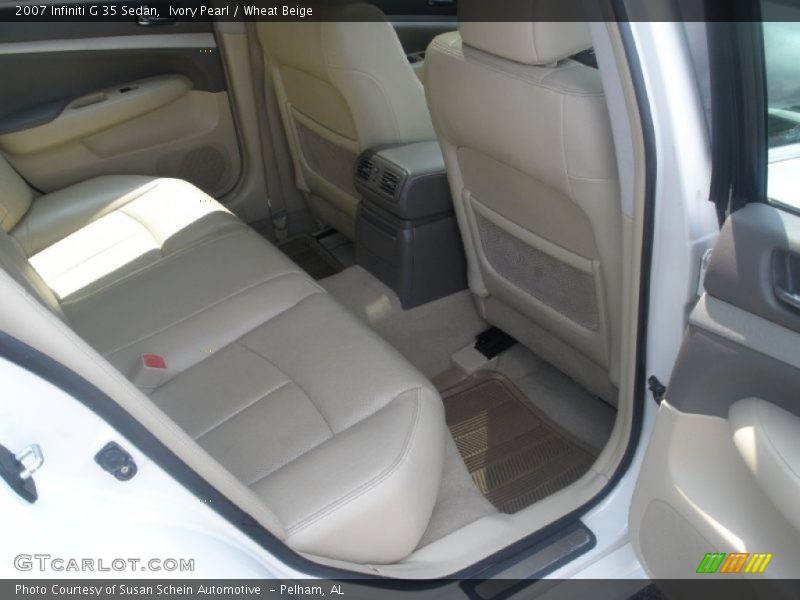 Ivory Pearl / Wheat Beige 2007 Infiniti G 35 Sedan
