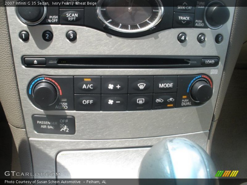 Ivory Pearl / Wheat Beige 2007 Infiniti G 35 Sedan