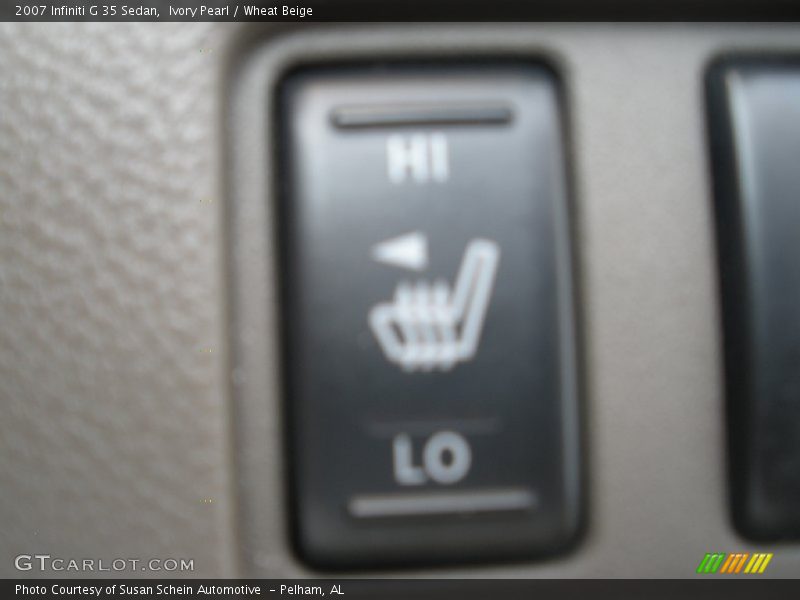 Ivory Pearl / Wheat Beige 2007 Infiniti G 35 Sedan