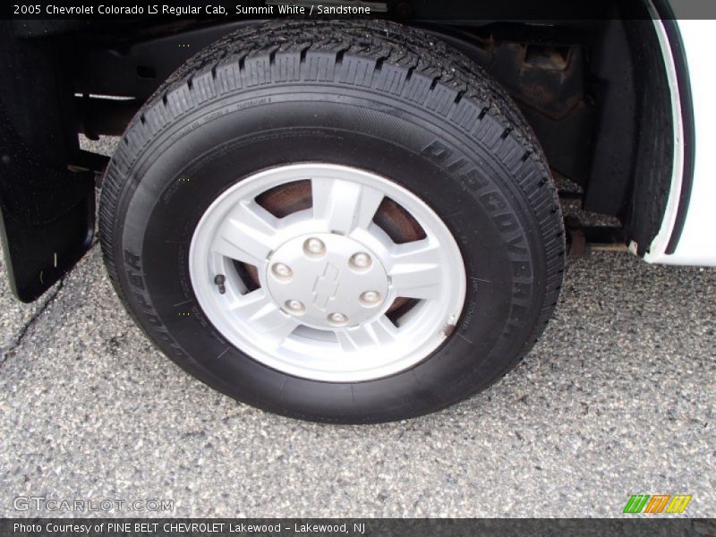 Summit White / Sandstone 2005 Chevrolet Colorado LS Regular Cab