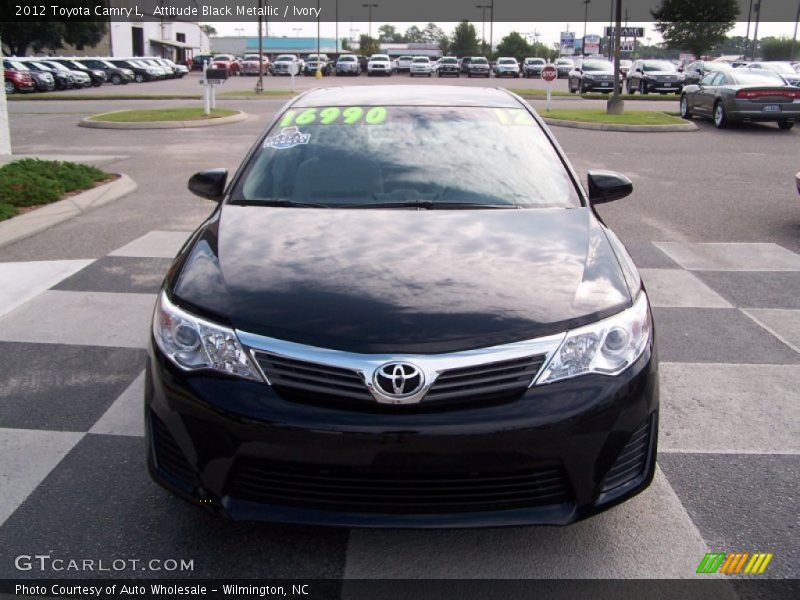 Attitude Black Metallic / Ivory 2012 Toyota Camry L