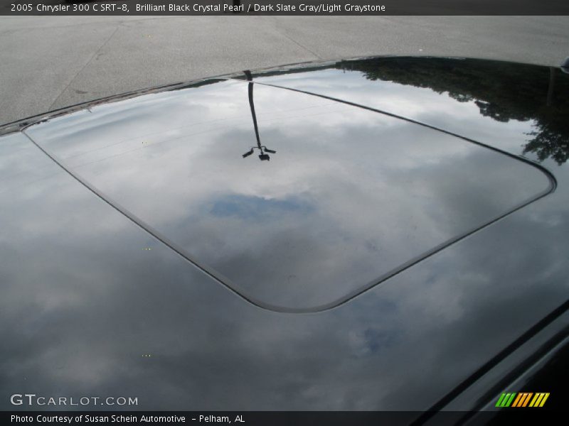 Brilliant Black Crystal Pearl / Dark Slate Gray/Light Graystone 2005 Chrysler 300 C SRT-8