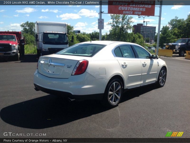 White Chocolate Tri-Coat / Cashmere 2009 Lincoln MKS AWD Sedan