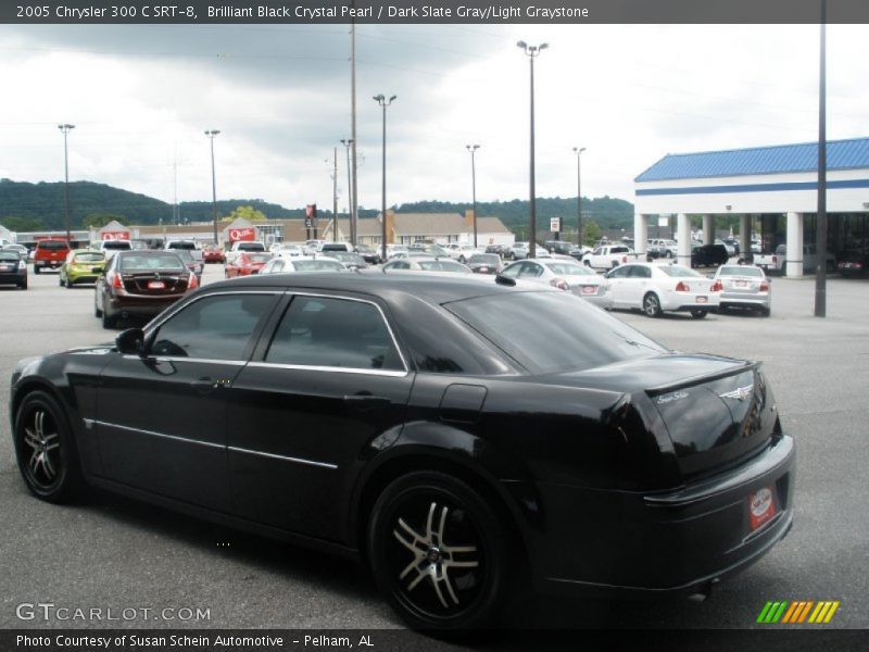 Brilliant Black Crystal Pearl / Dark Slate Gray/Light Graystone 2005 Chrysler 300 C SRT-8