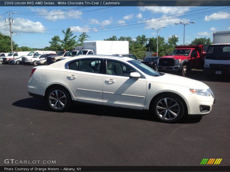 White Chocolate Tri-Coat / Cashmere 2009 Lincoln MKS AWD Sedan