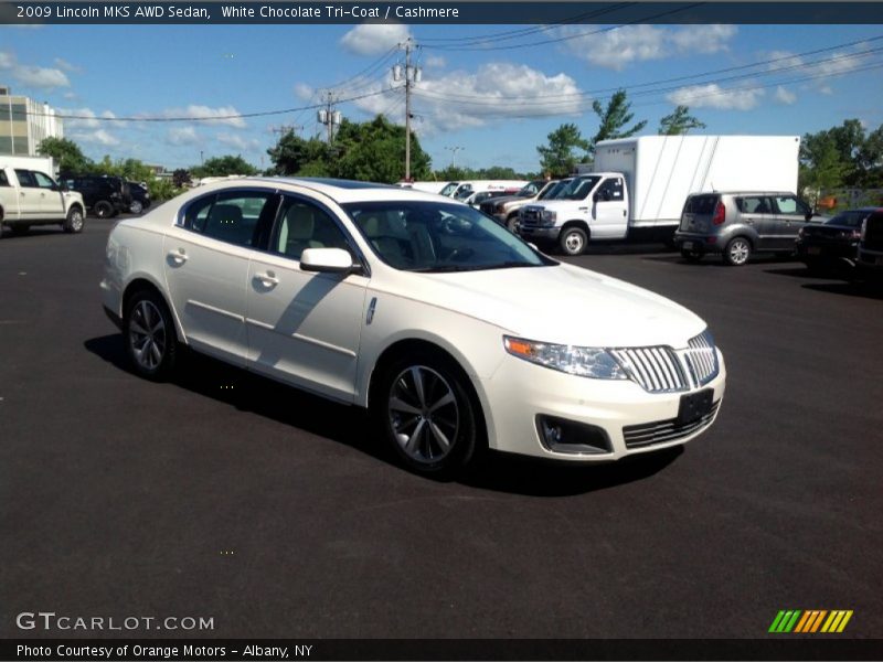 White Chocolate Tri-Coat / Cashmere 2009 Lincoln MKS AWD Sedan