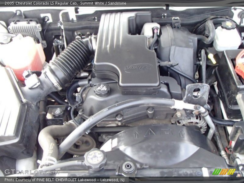 Summit White / Sandstone 2005 Chevrolet Colorado LS Regular Cab