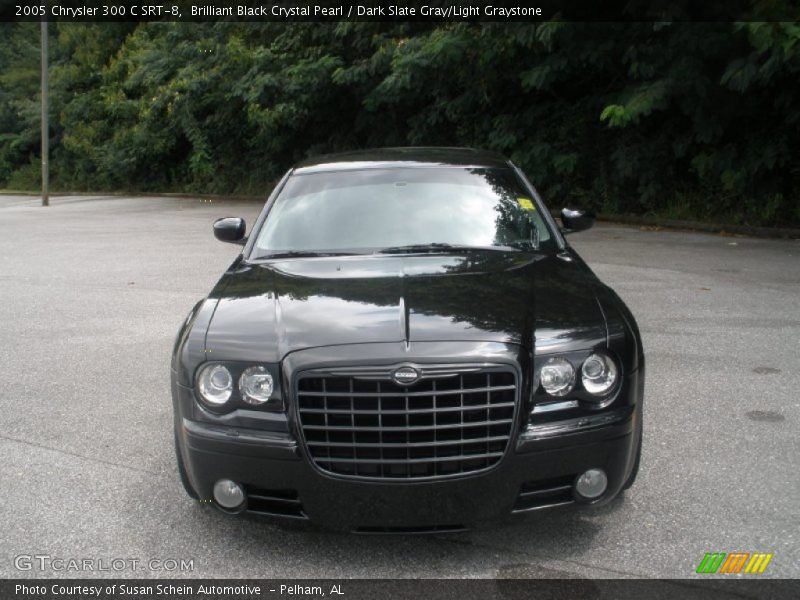 Brilliant Black Crystal Pearl / Dark Slate Gray/Light Graystone 2005 Chrysler 300 C SRT-8