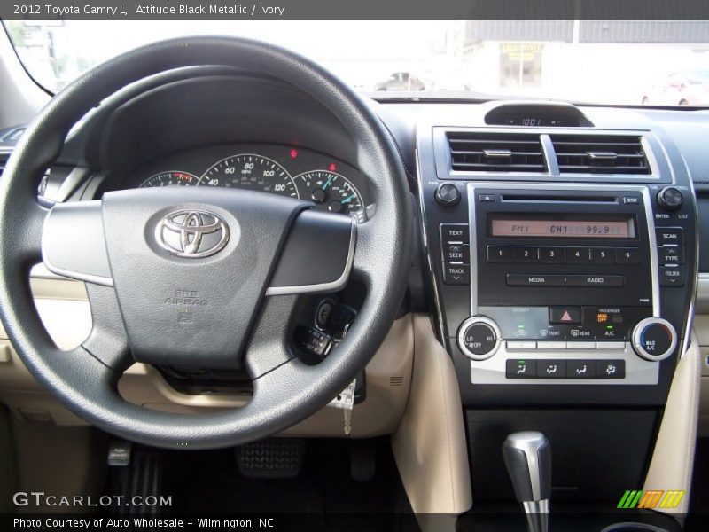 Attitude Black Metallic / Ivory 2012 Toyota Camry L