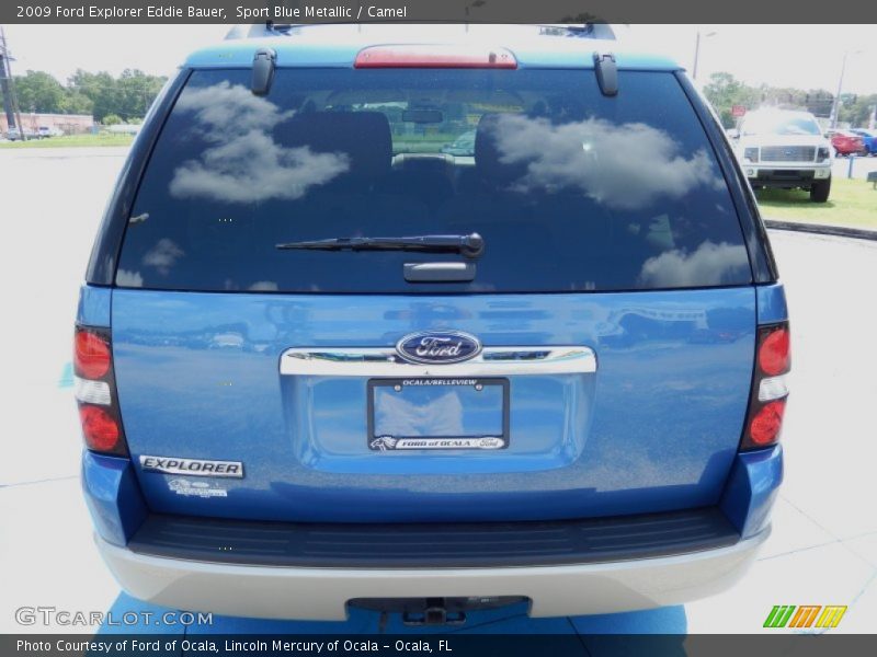 Sport Blue Metallic / Camel 2009 Ford Explorer Eddie Bauer