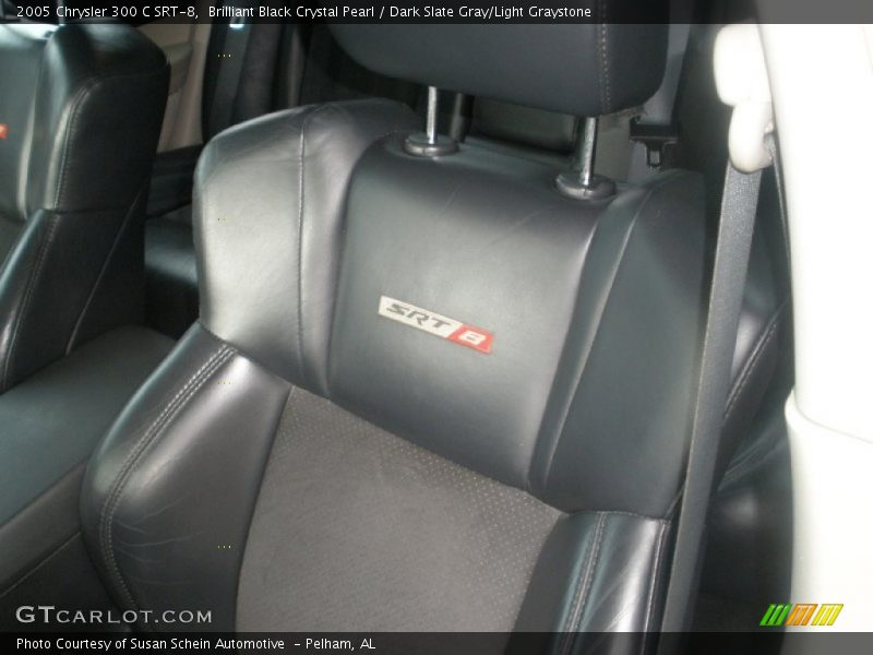 Brilliant Black Crystal Pearl / Dark Slate Gray/Light Graystone 2005 Chrysler 300 C SRT-8