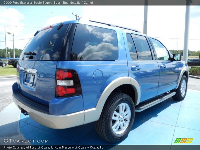 Sport Blue Metallic / Camel 2009 Ford Explorer Eddie Bauer