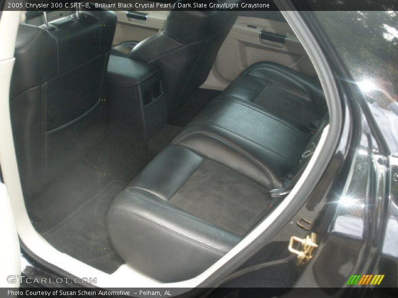 Brilliant Black Crystal Pearl / Dark Slate Gray/Light Graystone 2005 Chrysler 300 C SRT-8