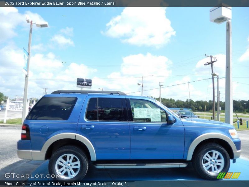 Sport Blue Metallic / Camel 2009 Ford Explorer Eddie Bauer