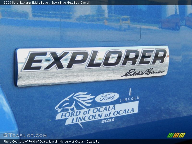 Sport Blue Metallic / Camel 2009 Ford Explorer Eddie Bauer