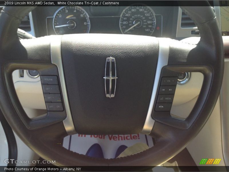White Chocolate Tri-Coat / Cashmere 2009 Lincoln MKS AWD Sedan