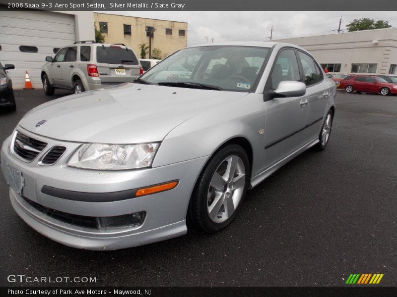 Silver Metallic / Slate Gray 2006 Saab 9-3 Aero Sport Sedan
