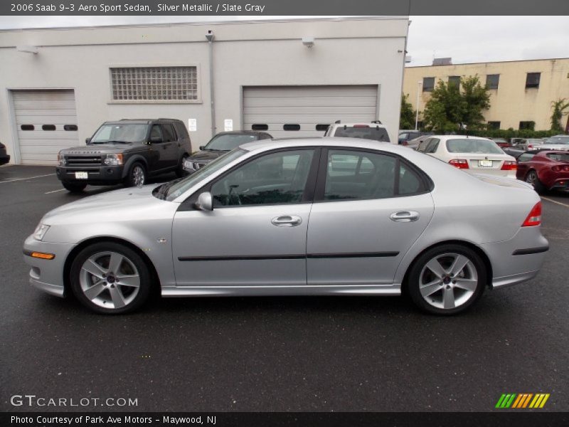 Silver Metallic / Slate Gray 2006 Saab 9-3 Aero Sport Sedan