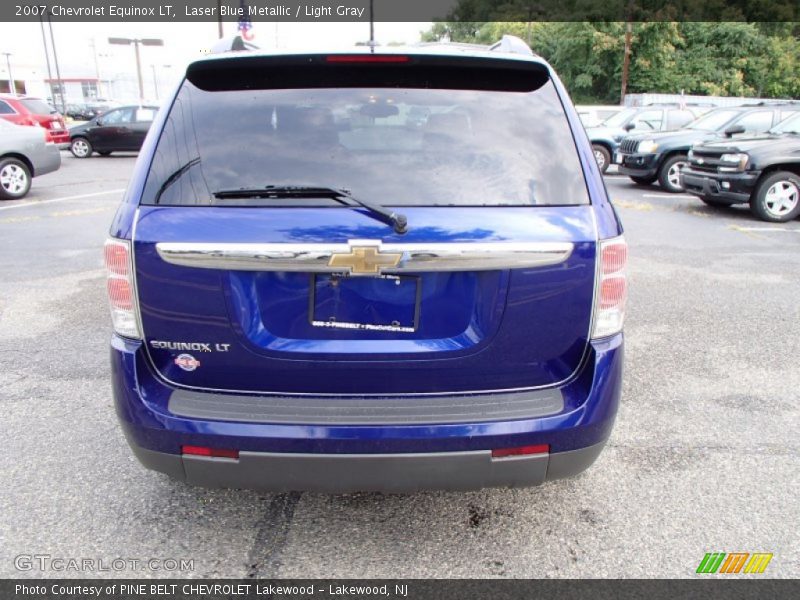 Laser Blue Metallic / Light Gray 2007 Chevrolet Equinox LT