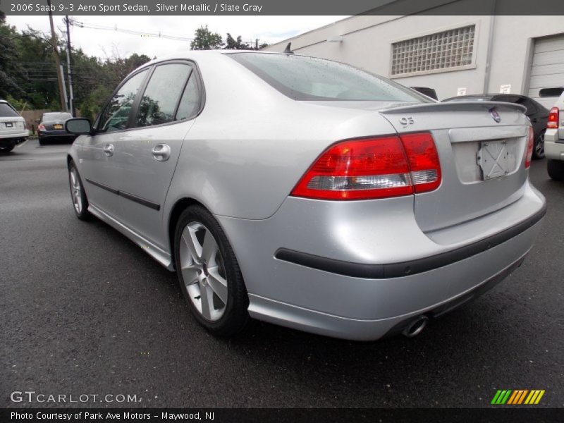 Silver Metallic / Slate Gray 2006 Saab 9-3 Aero Sport Sedan