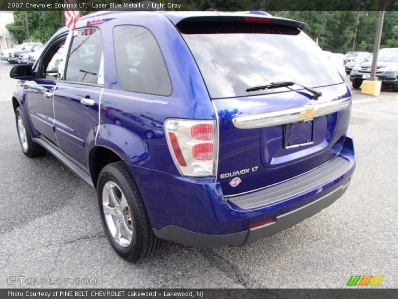 Laser Blue Metallic / Light Gray 2007 Chevrolet Equinox LT