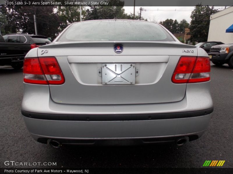 Silver Metallic / Slate Gray 2006 Saab 9-3 Aero Sport Sedan