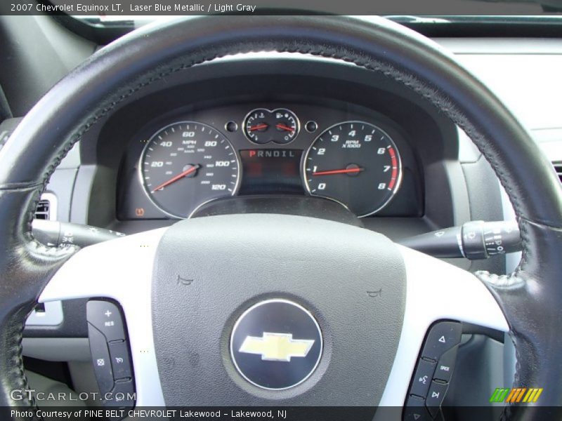 Laser Blue Metallic / Light Gray 2007 Chevrolet Equinox LT